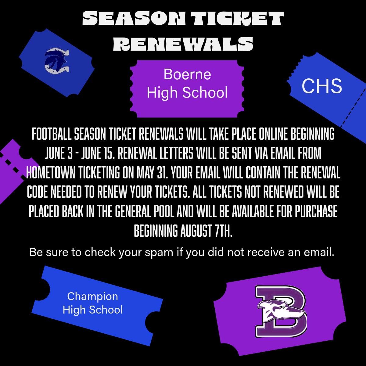 2024 Football Season Ticket Renewal Information